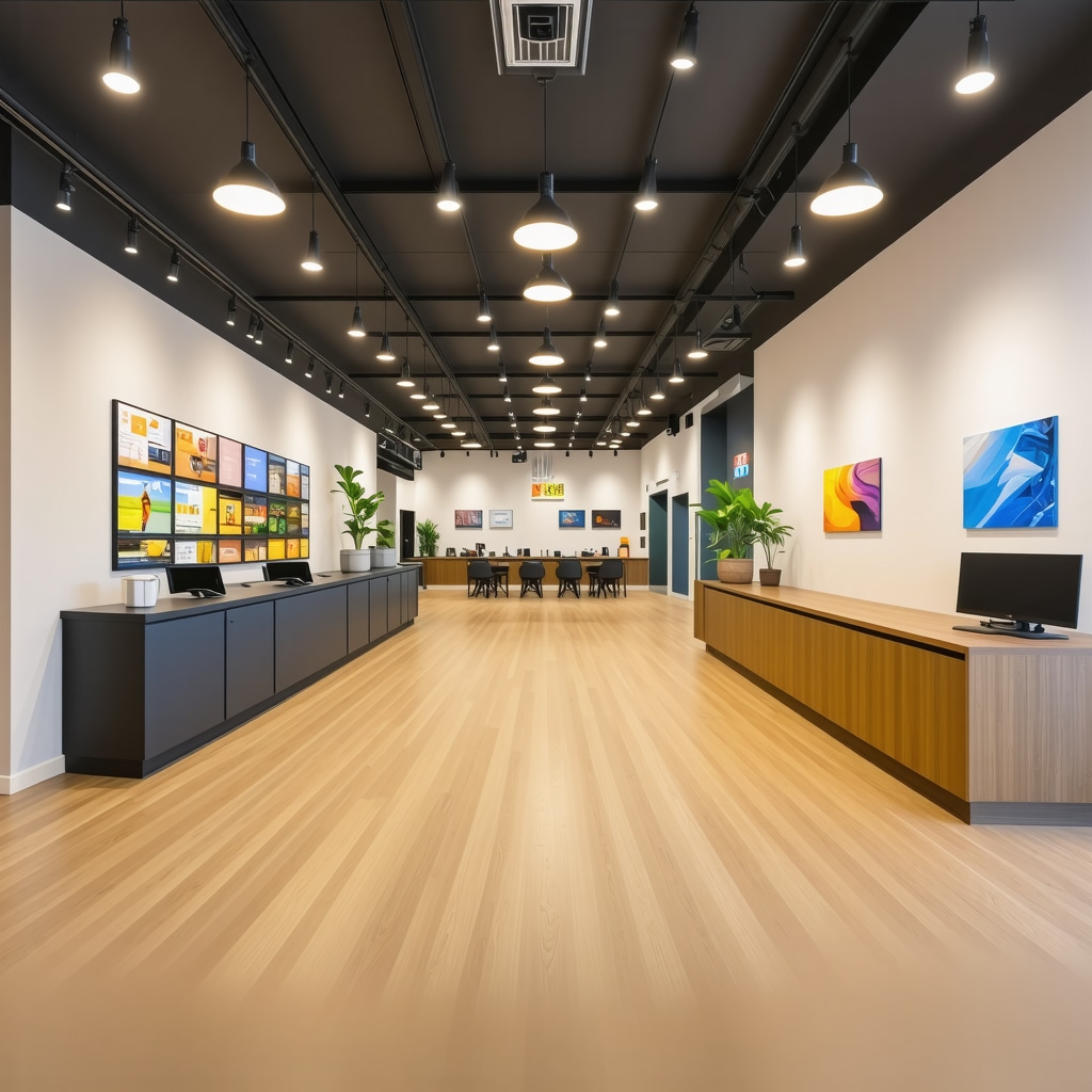 Interactive 360-degree virtual tour of a local business interior enhancing Google Maps engagement