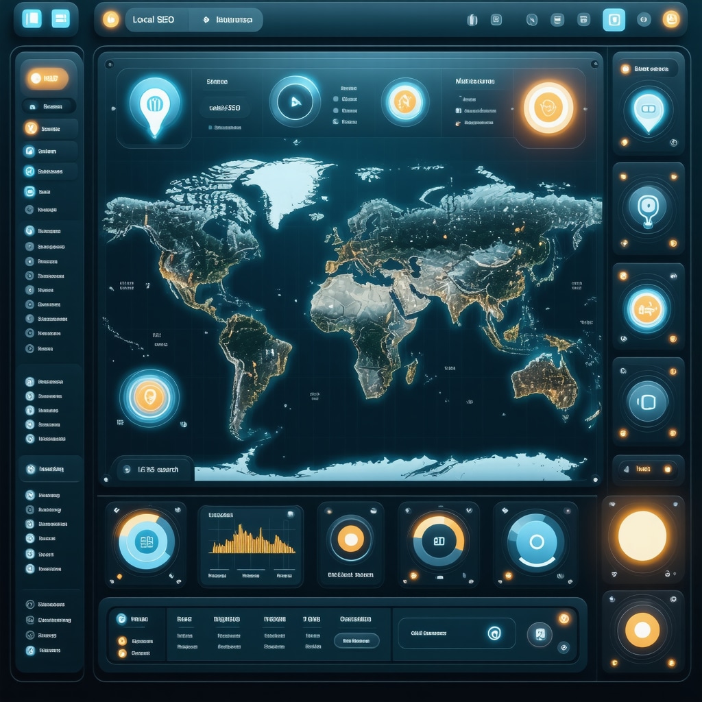 Dashboard showcasing AI analytics and local SEO tools for Google Business Profiles