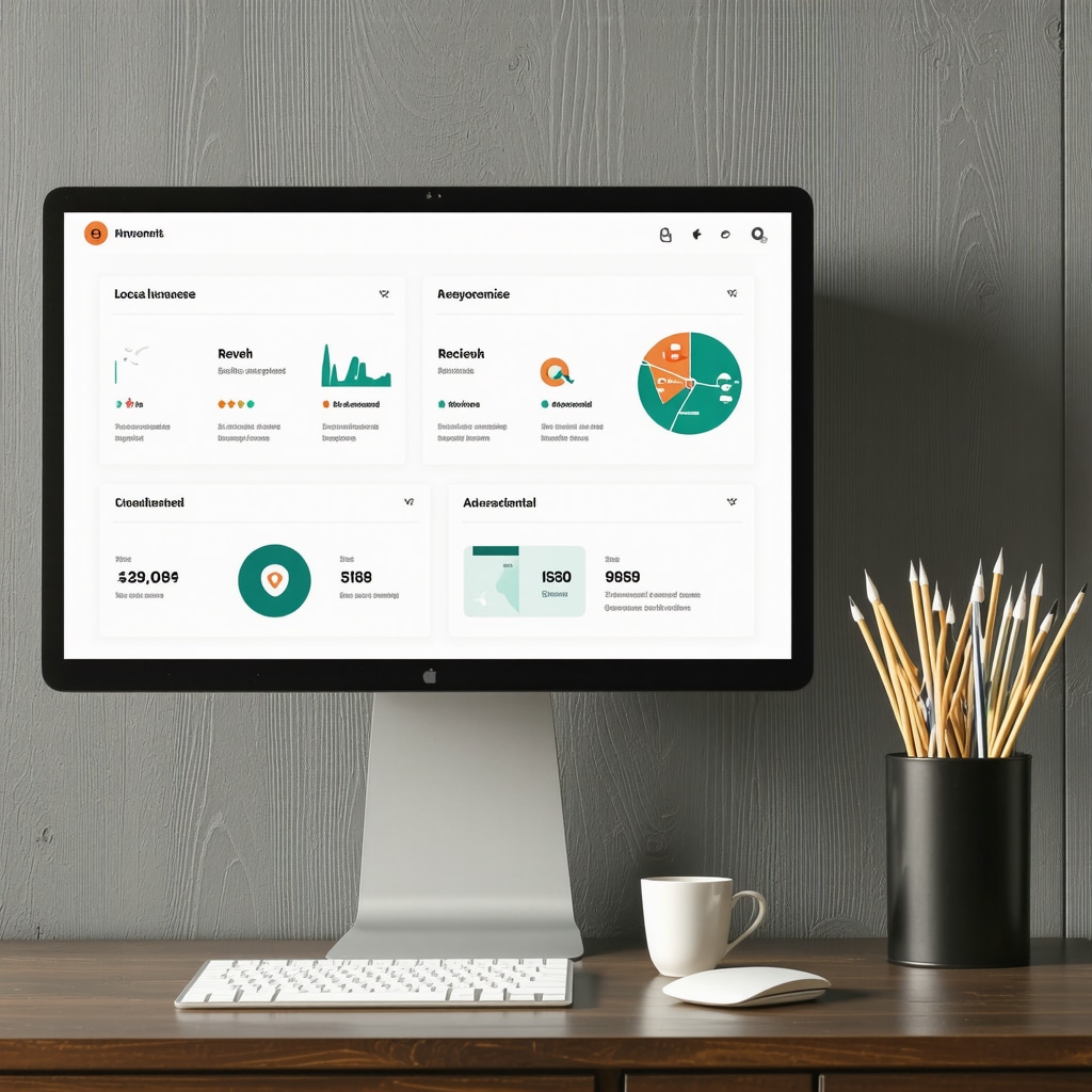 Dashboard with AI sentiment analysis, review responses, and multi-channel review acquisition funnel visuals