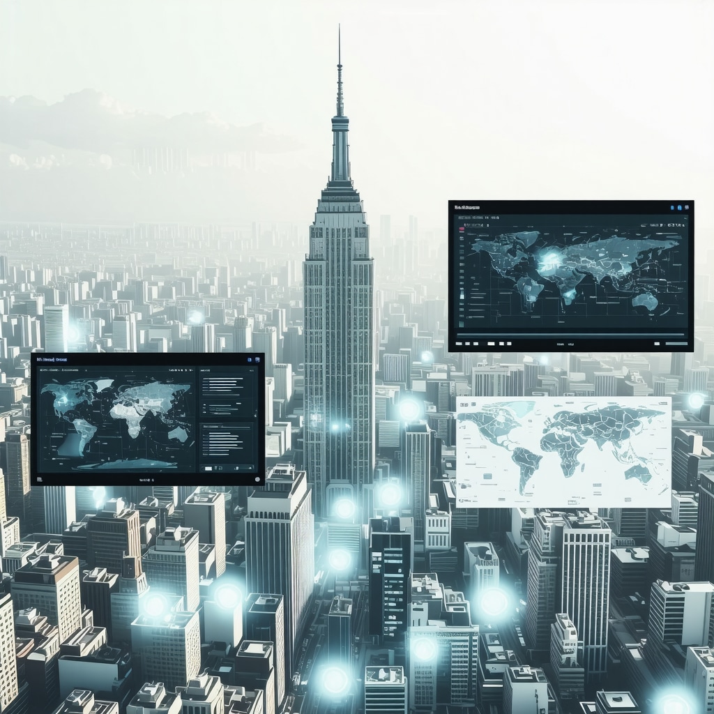 Dashboard showing AI analytics, video metrics, and geo-fencing maps for optimizing GMB listings