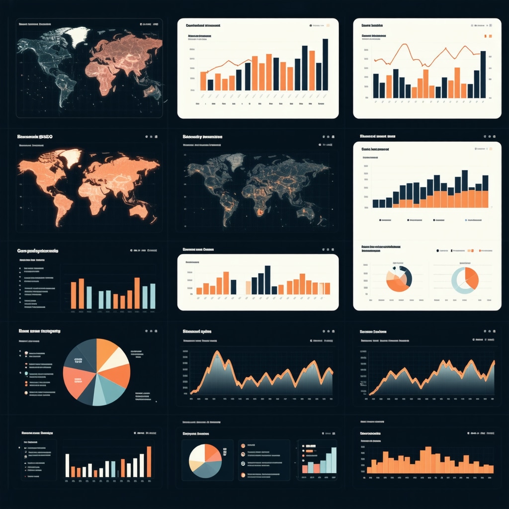 Dashboard showing AI-powered local SEO metrics, heatmaps, and community engagement symbols