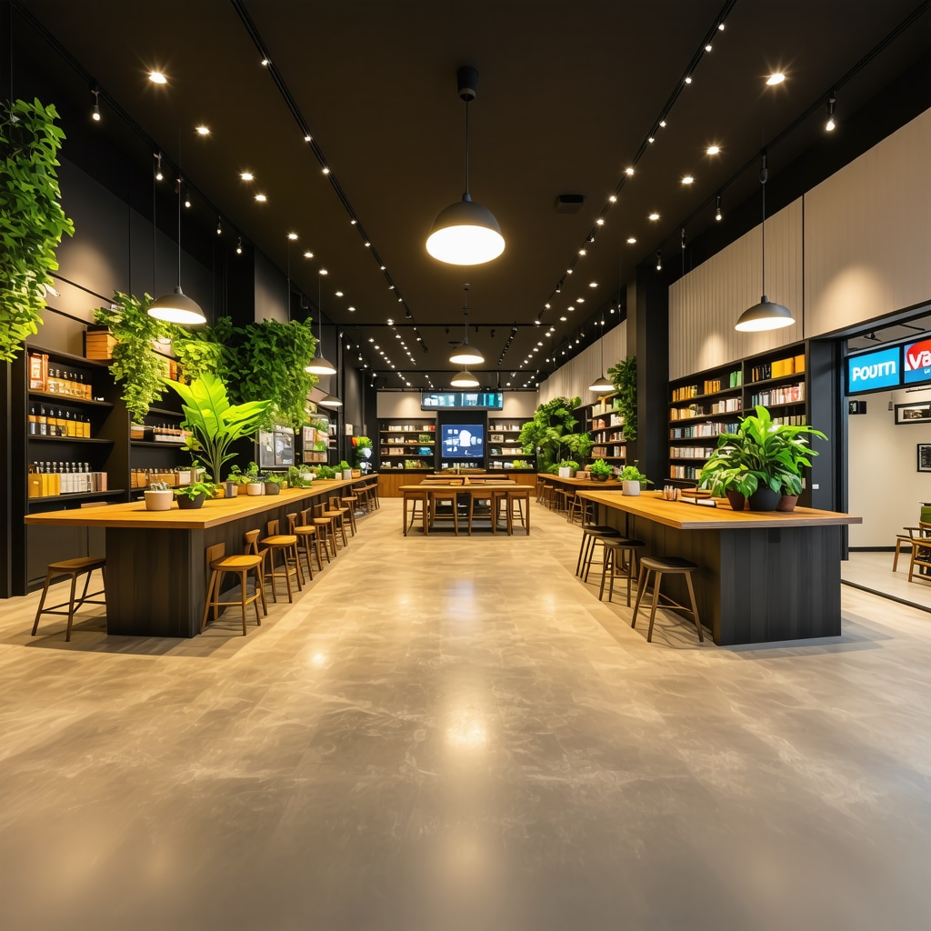 360-degree interactive interior photo showcasing a local business with AR and immersive features