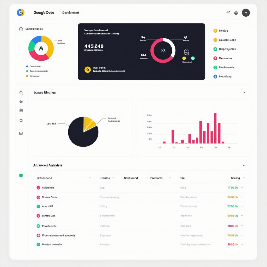 Digital dashboard showing AI analytics, video previews, and schema code for Google My Business advanced SEO