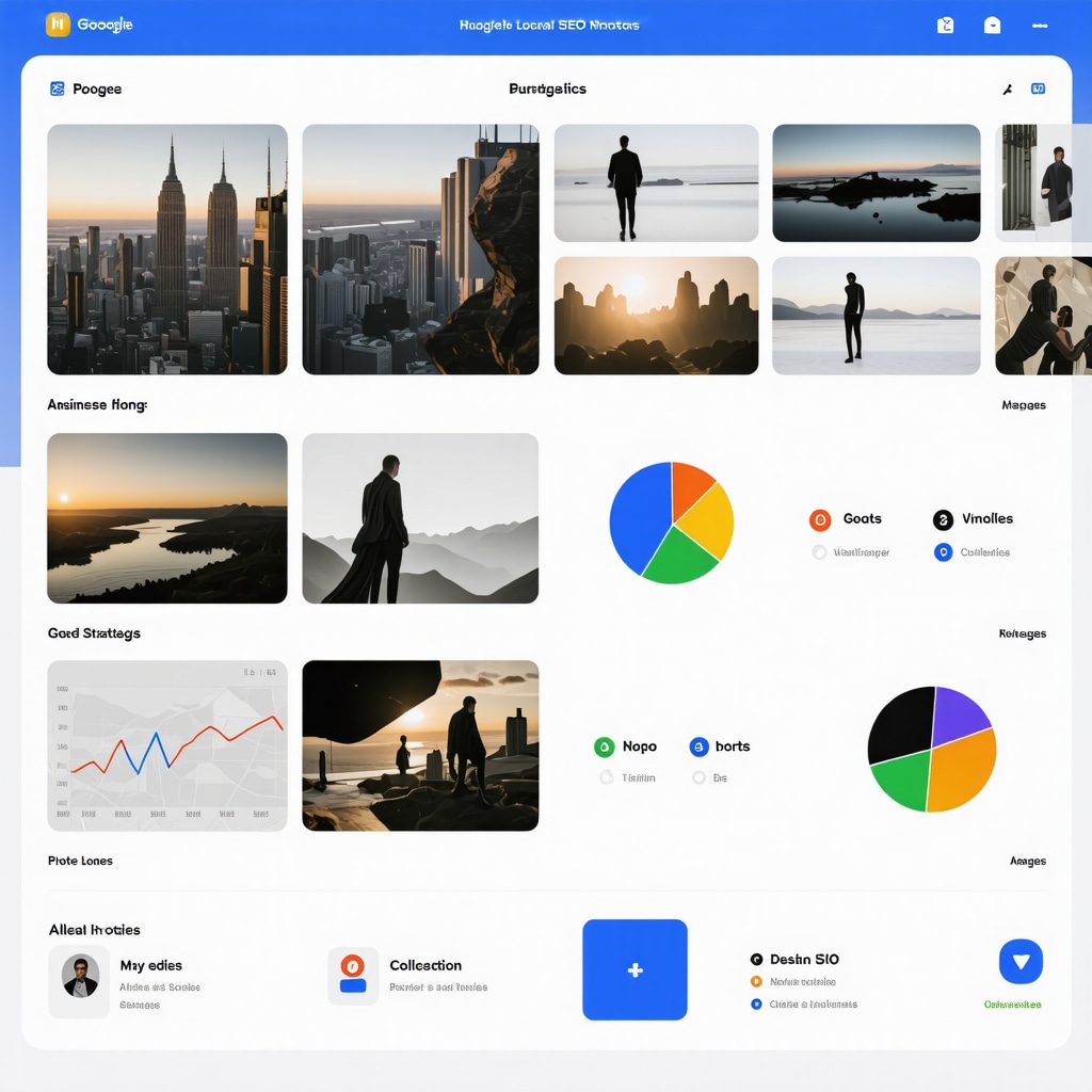 Digital dashboard showcasing AI analytics for Google My Business photo optimization