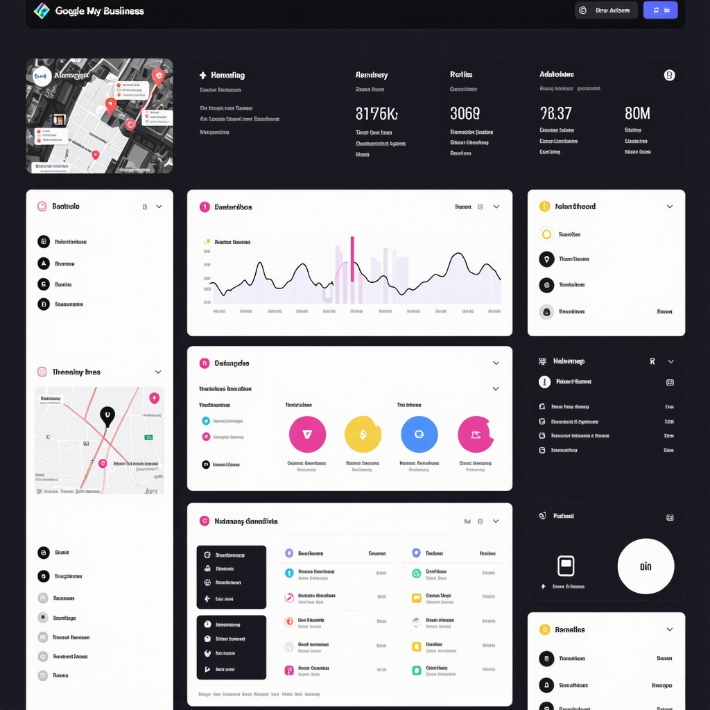 Dashboard showing AI analytics and anomaly detection for managing multiple Google My Business locations