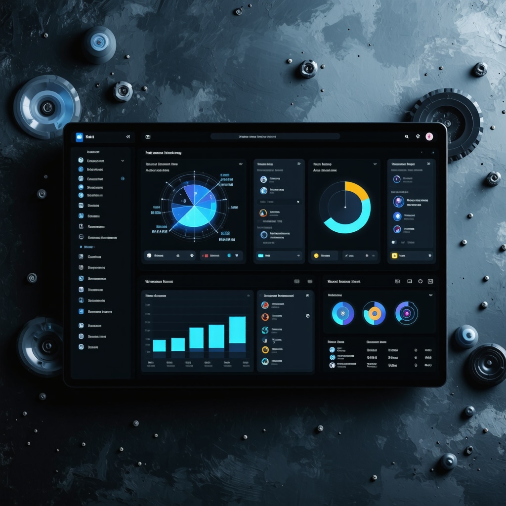 Dashboard visualizing AI-driven local SEO analytics and multilingual Google My Business profiles for advanced optimization strategies