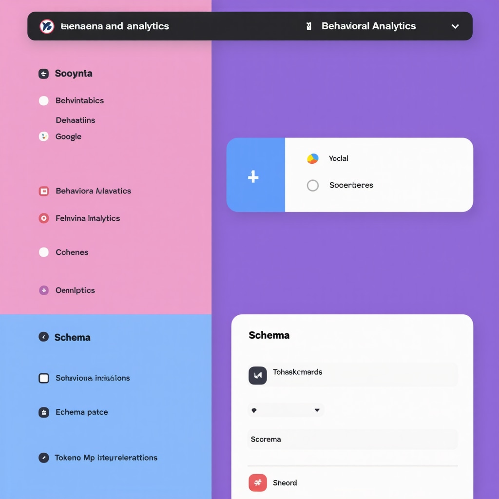 Infographic showing AI, behavioral data, and schema markup working together to improve Google My Business local SEO