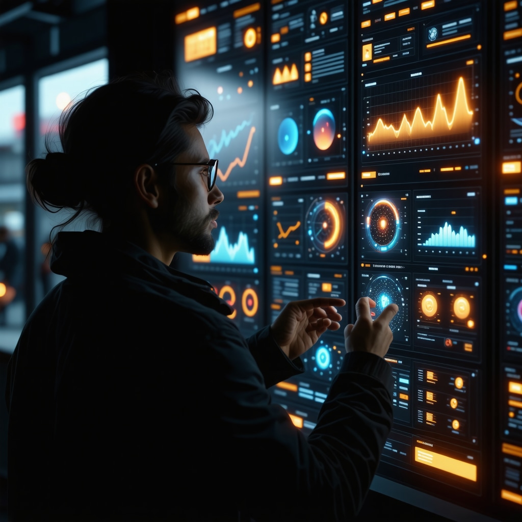Local business owner using AI analytics and behavioral psychology concepts to manage Google My Business reviews