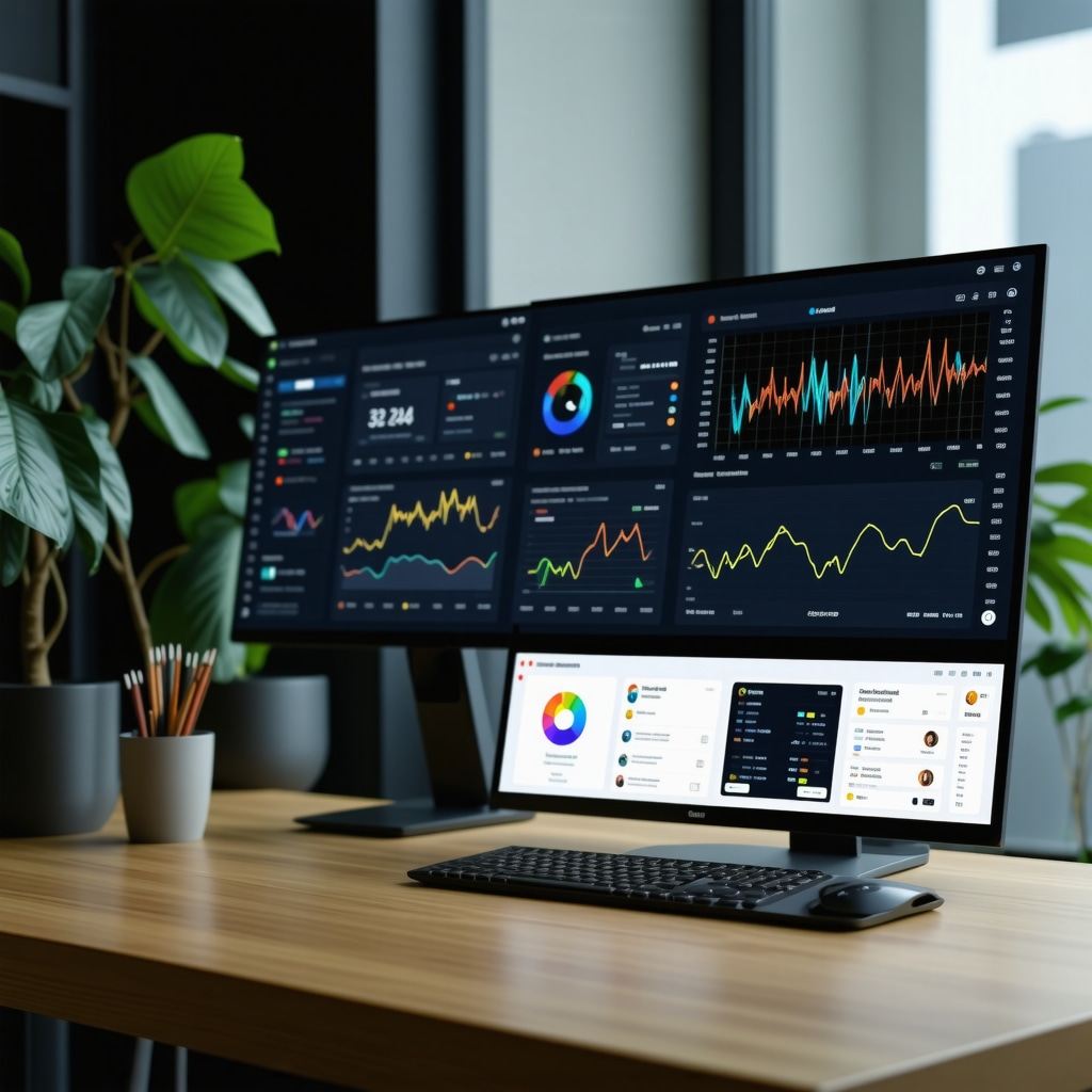 Dashboard showing AI-powered analytics and real-time data for Google Business Profiles with multi-location support