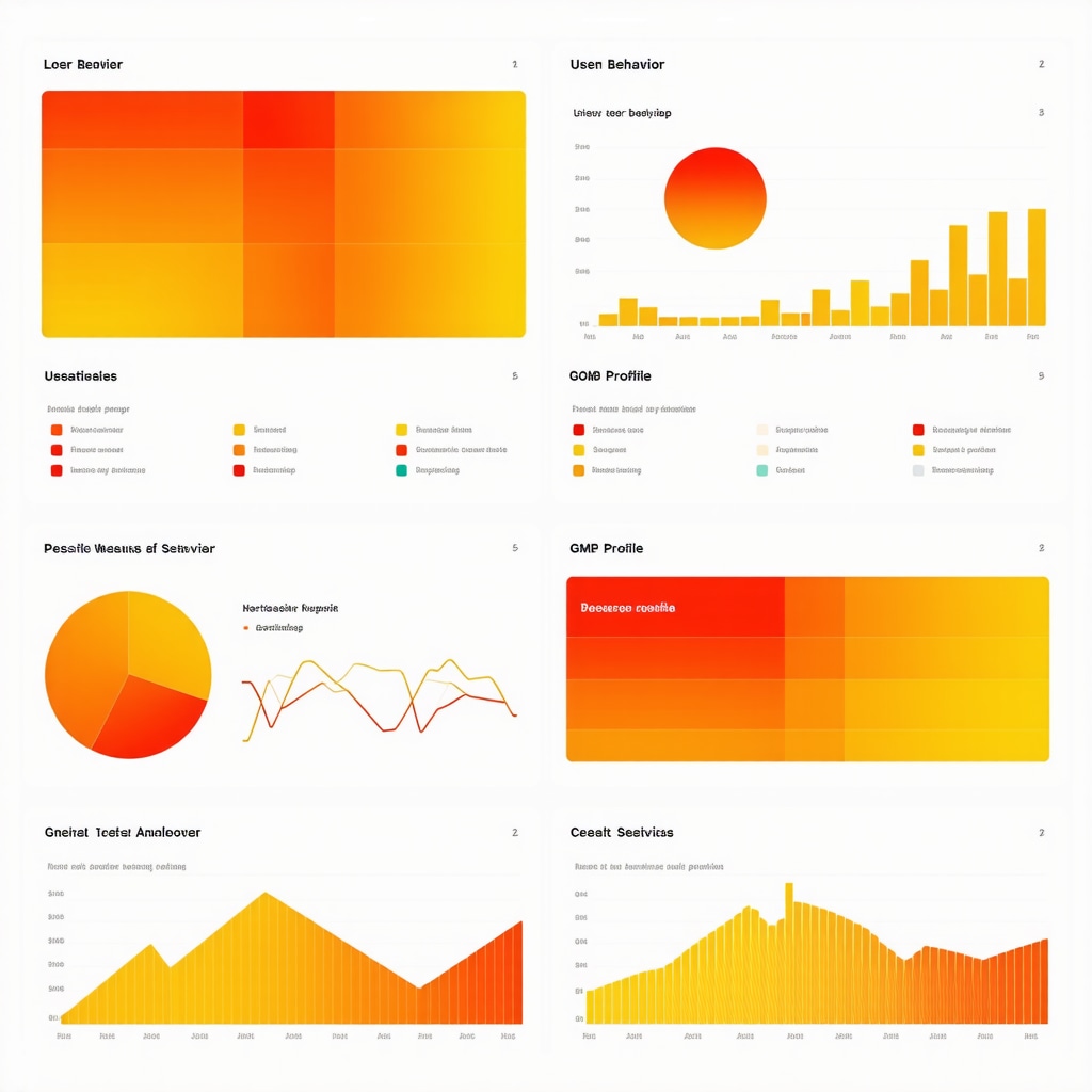Dashboard displaying AI-driven analytics for Google My Business optimization and local user behavior tracking