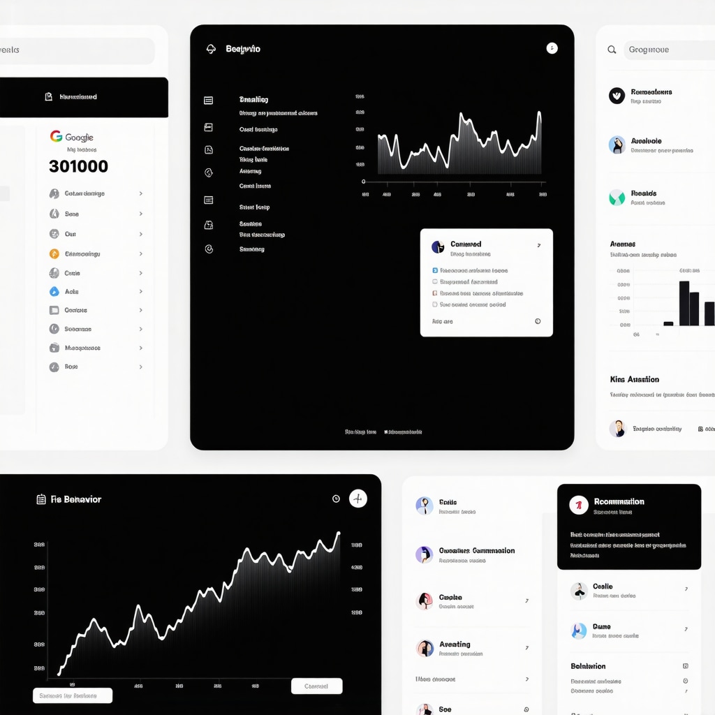 Dashboard displaying Google My Business advanced analytics and AI insights for local SEO optimization