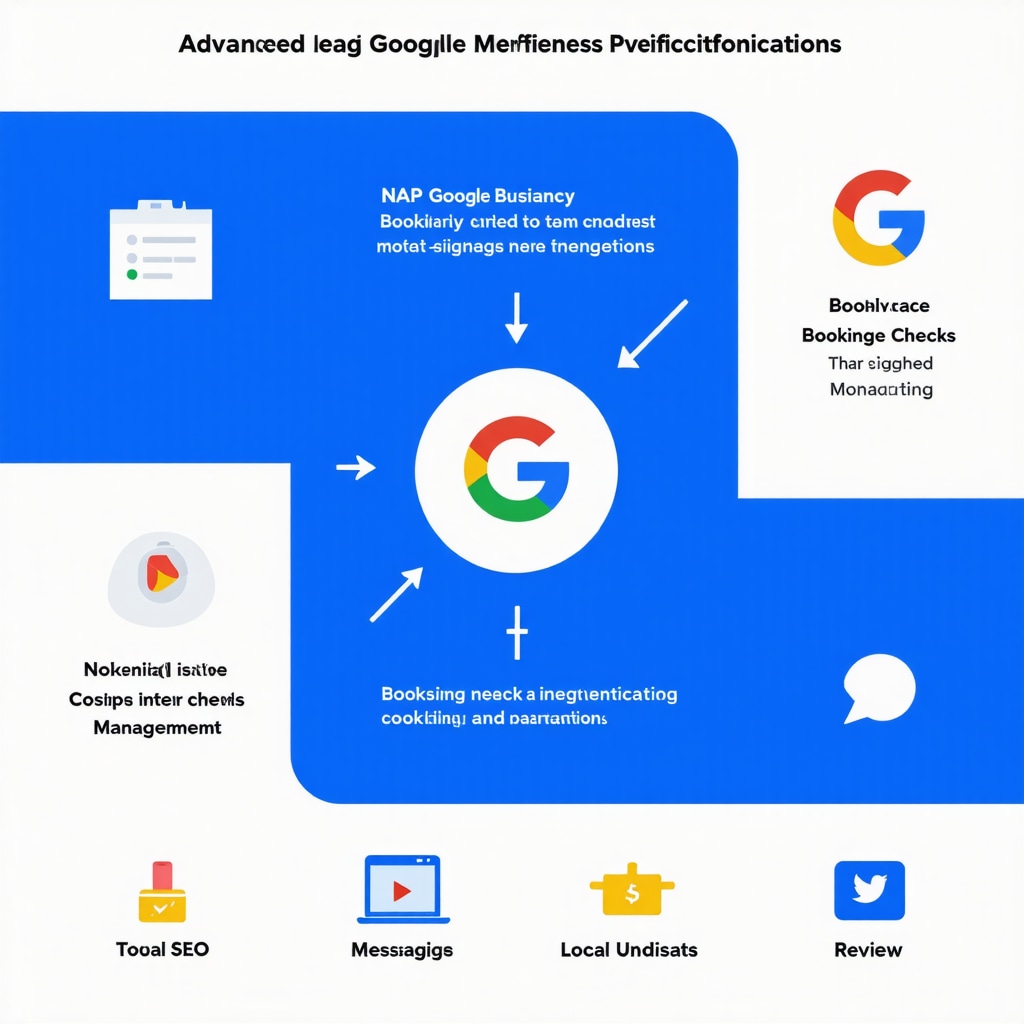 Infographic detailing advanced GMB verification features and their impact on local SEO rankings