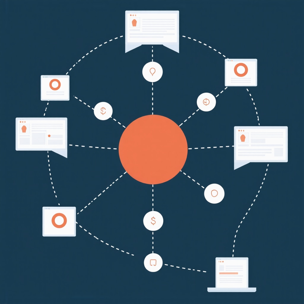Infographic showing competitive intelligence process for optimizing Google My Business profiles