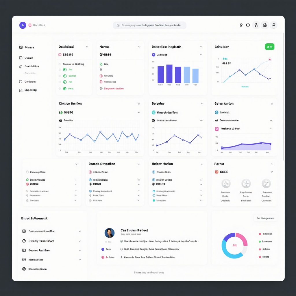 Digital dashboard visualizing citation audits, behavioral metrics, and local SEO content synergy for business rankings