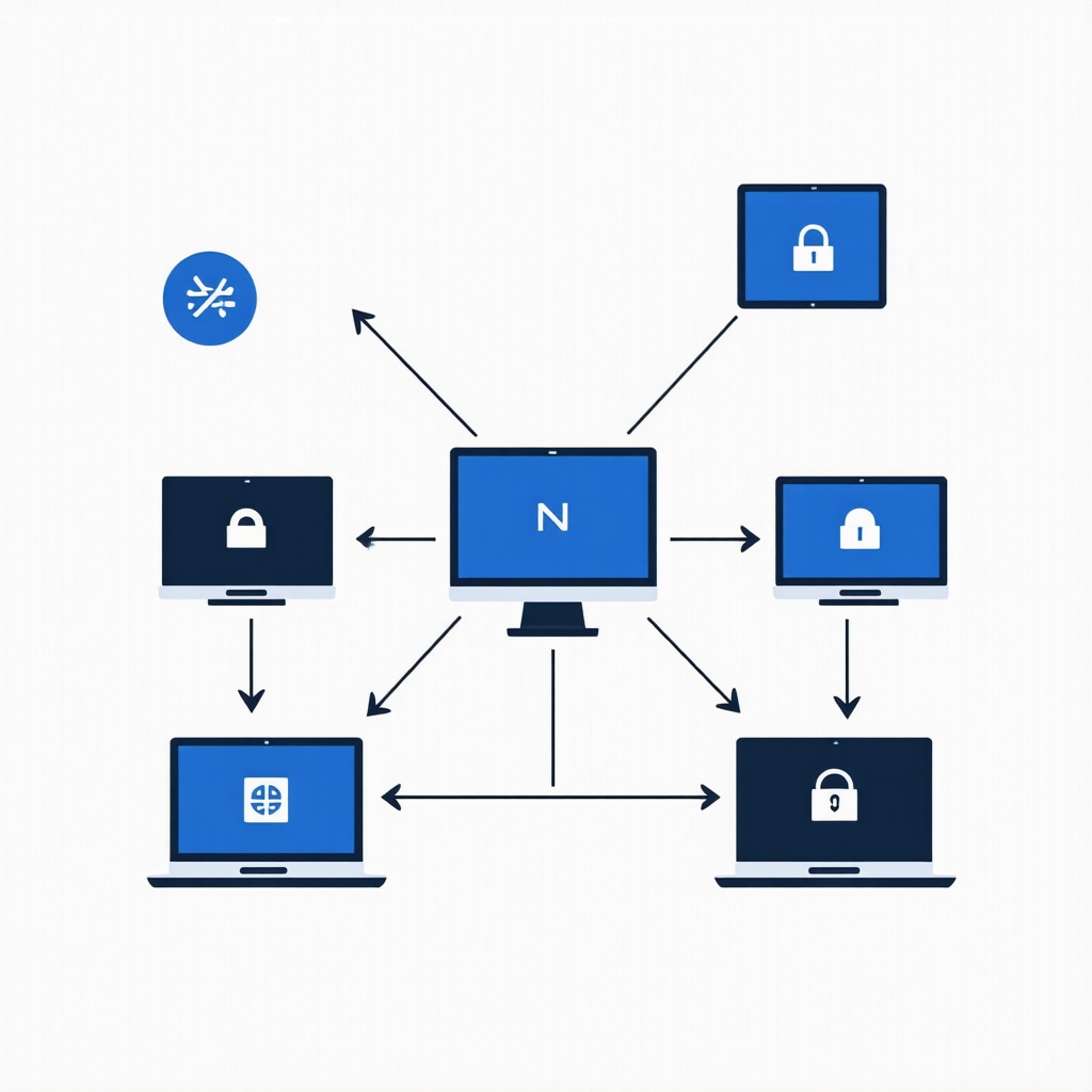 Diagram depicting federated learning with decentralized AI training and user privacy protection