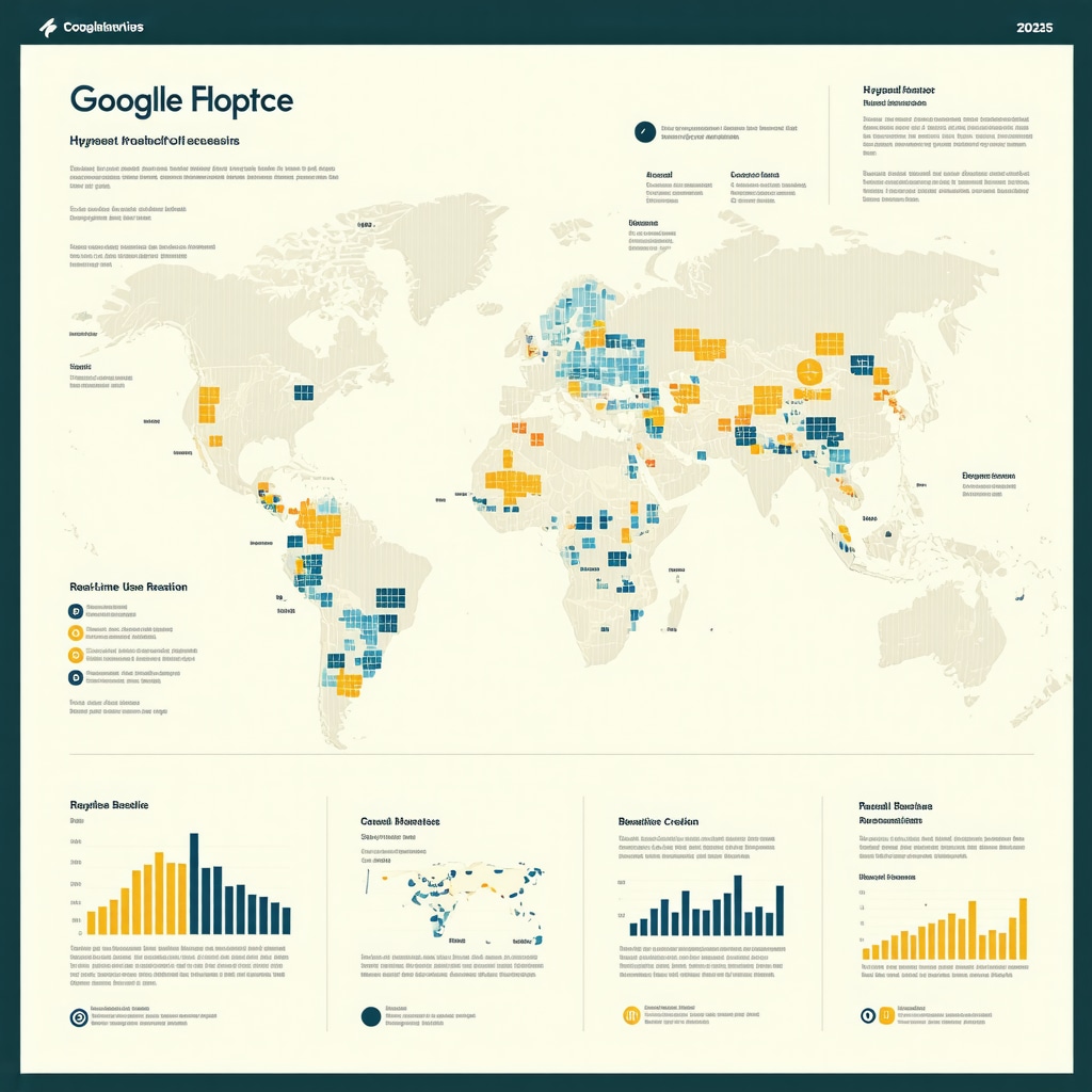 Infographic showing AI predictive analytics, hyperlocal content, and real-time user behavior for Google My Business optimization