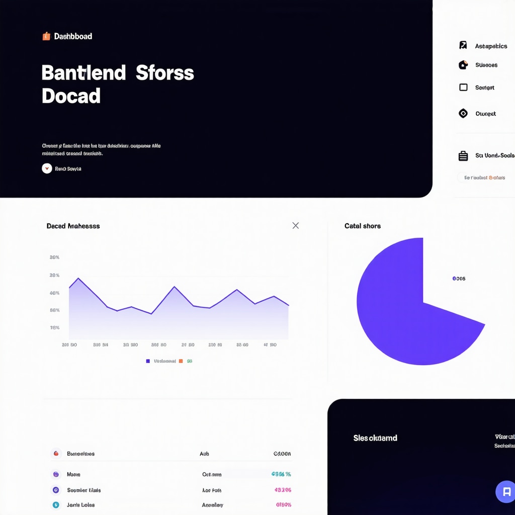 Screenshot of an advanced local SEO analytics dashboard with graphs and AI insights.