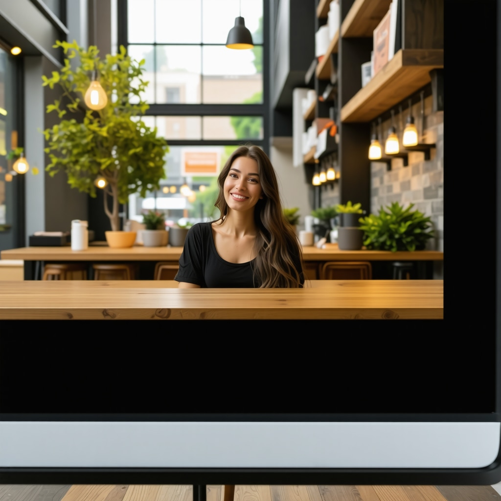 Sample AI-generated videos showcasing local business promotions.