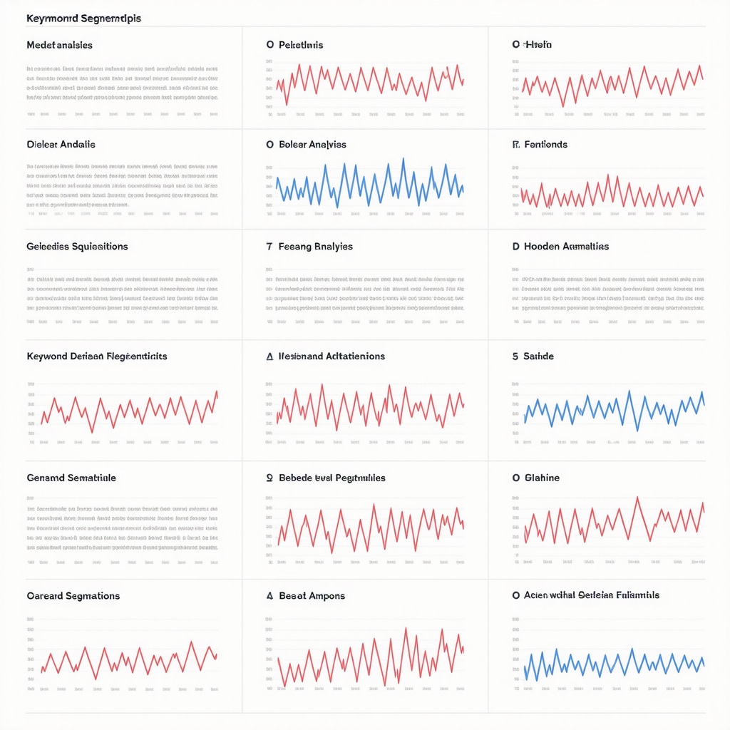 Infographic illustrating keyword segmentation, seasonal trends, and local SEO tactics