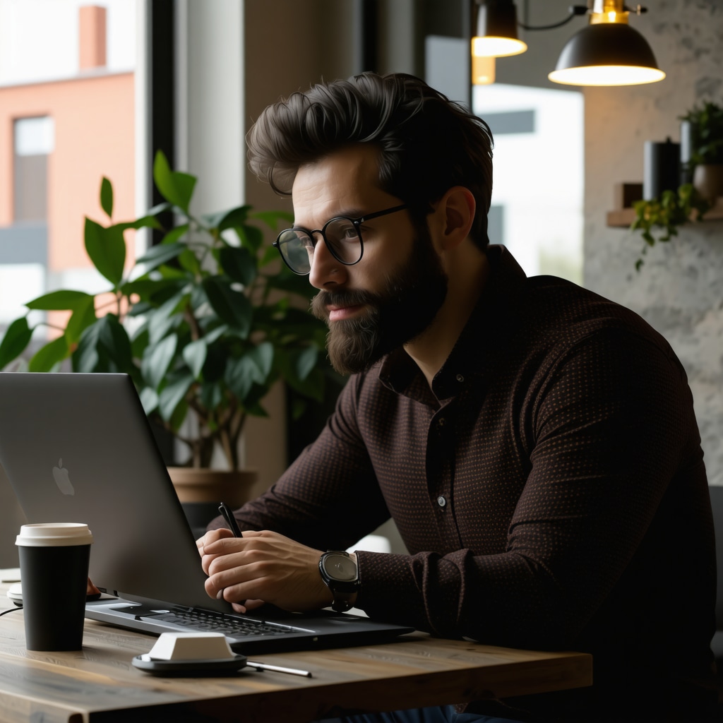 SEO professional applying schema markup code to a local business website