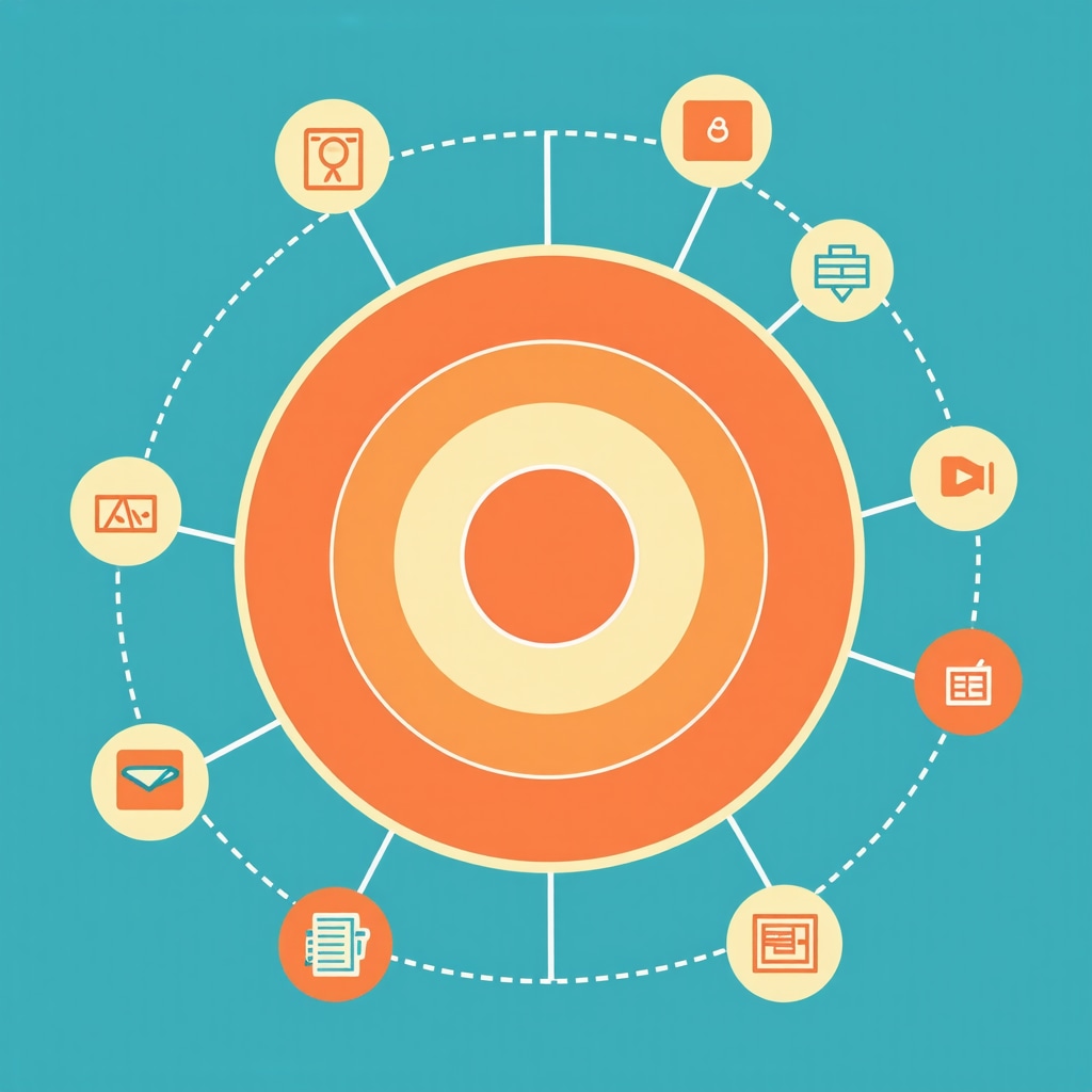 Diagram illustrating layered approach to local SEO with citations, structured data, and hyperlocal sources