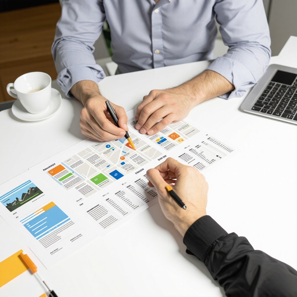 Business owner analyzing local directories and citation maps for SEO