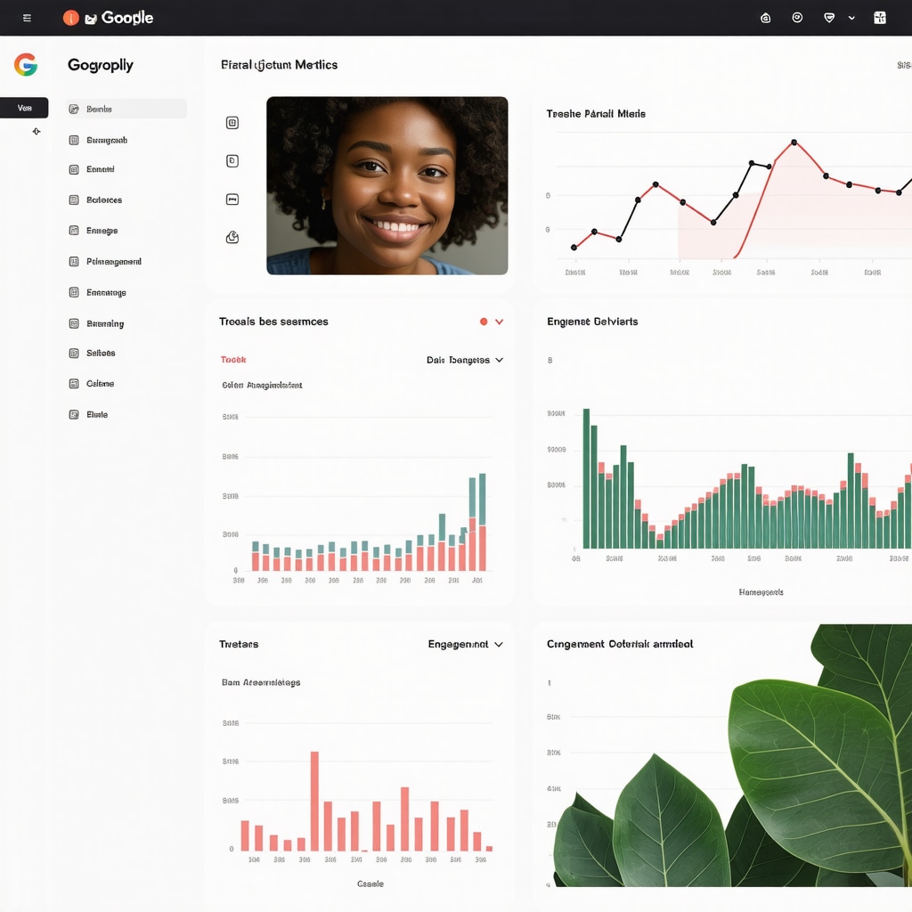 Dashboard displaying analytics and insights for Google My Business posts.