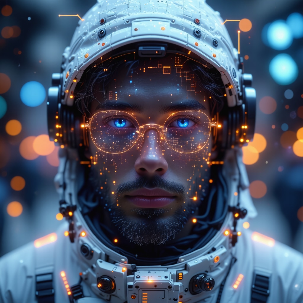 Illustration of biometric and blockchain-based verification methods for Google My Business in 2025