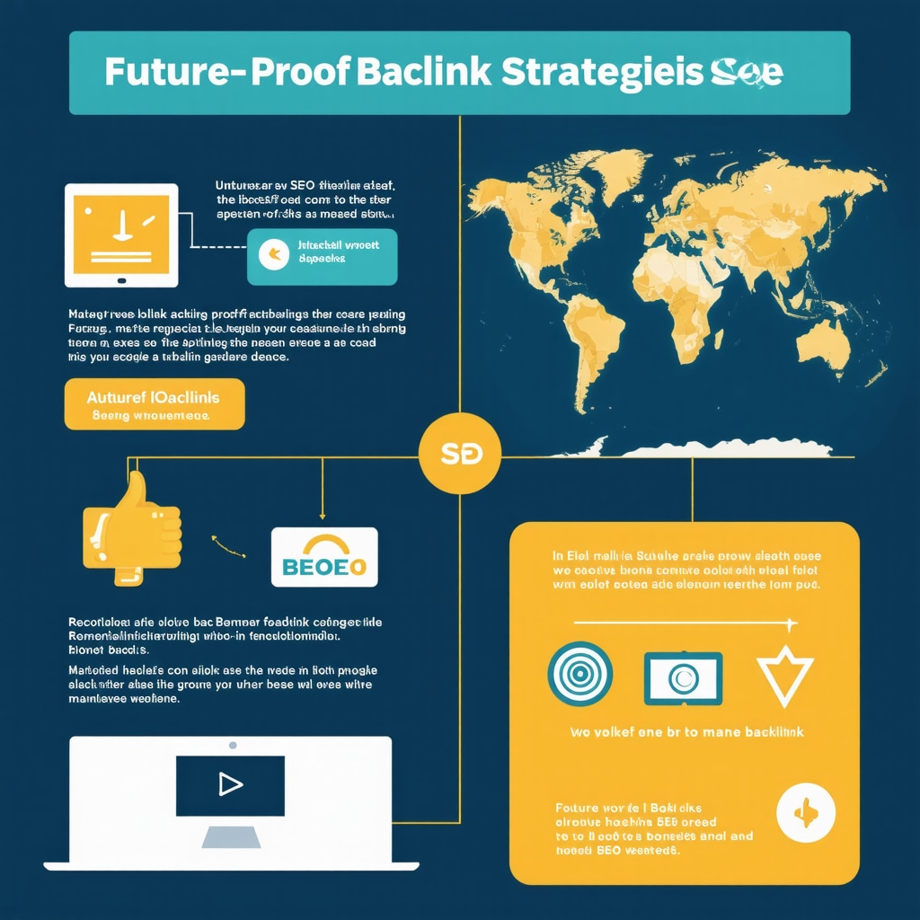 Infographic showing advanced backlink strategies for local SEO in 2024