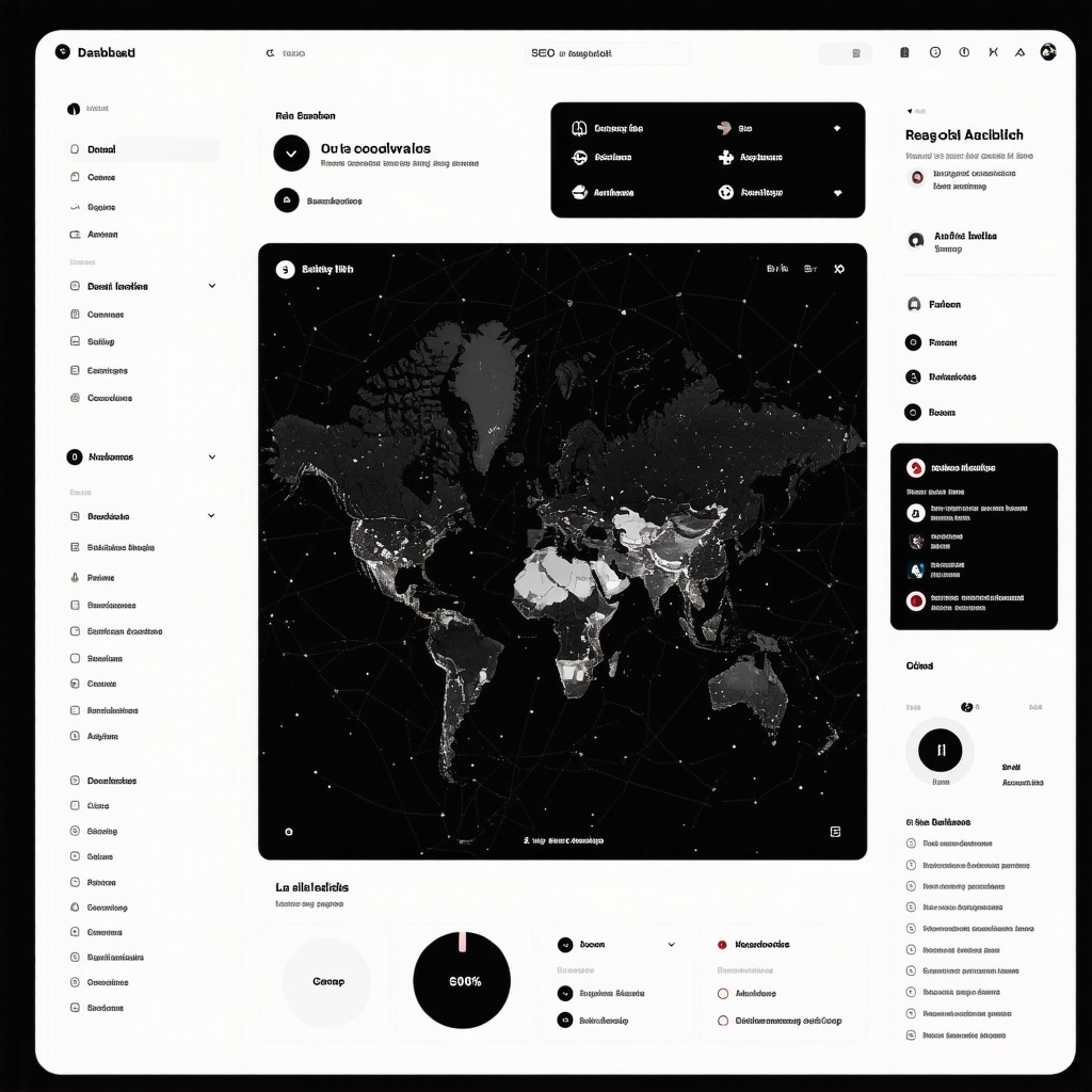 Advanced local SEO dashboard showcasing AI analytics and schema markup tools