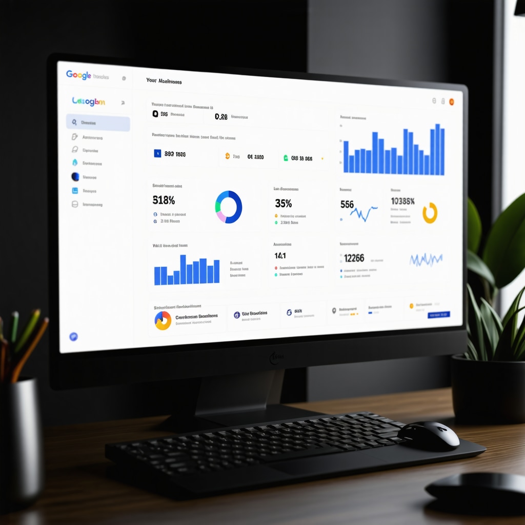 GMB dashboard with analytics and AI tools for local SEO