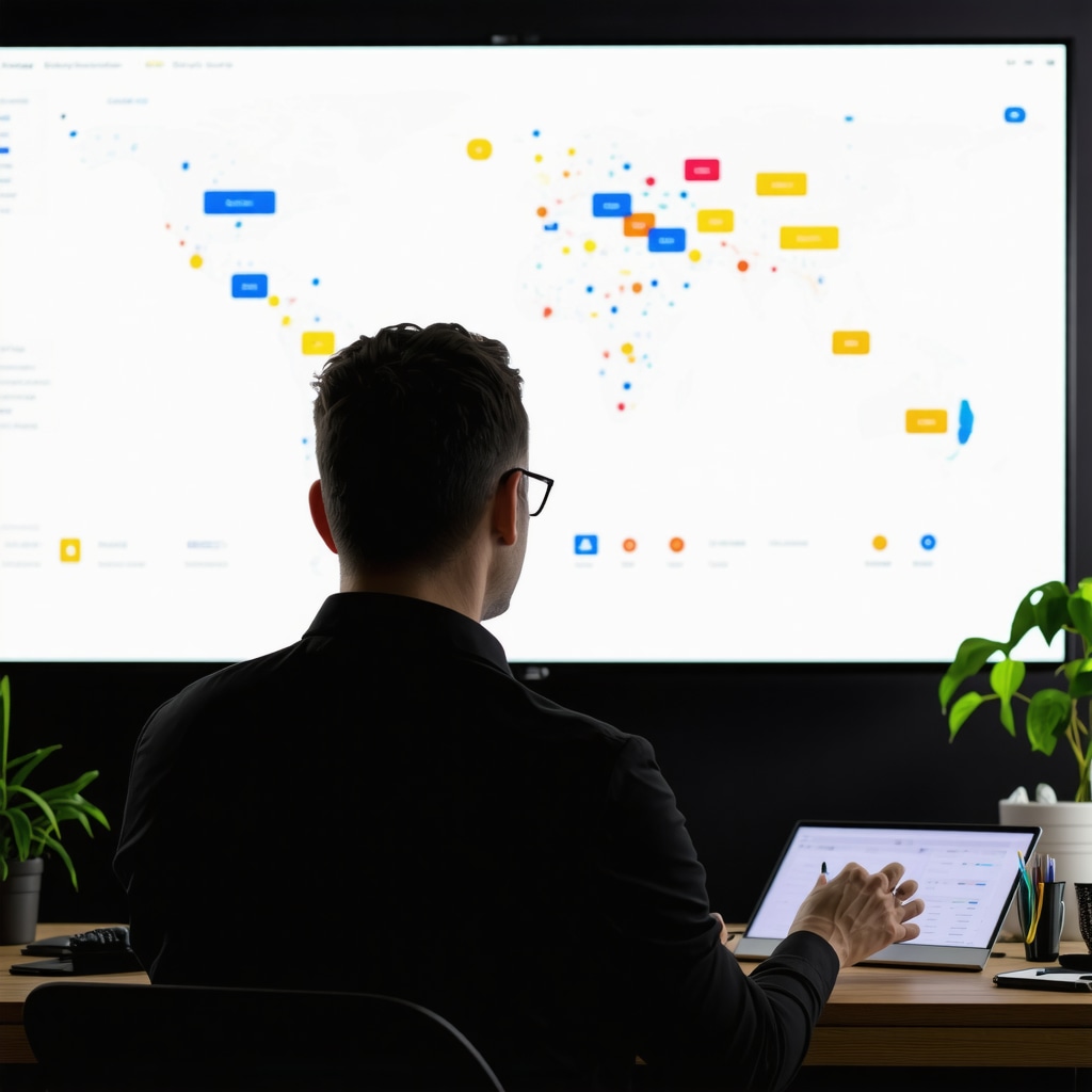 Expert analyzing hyperlocal data analytics for local SEO strategies.