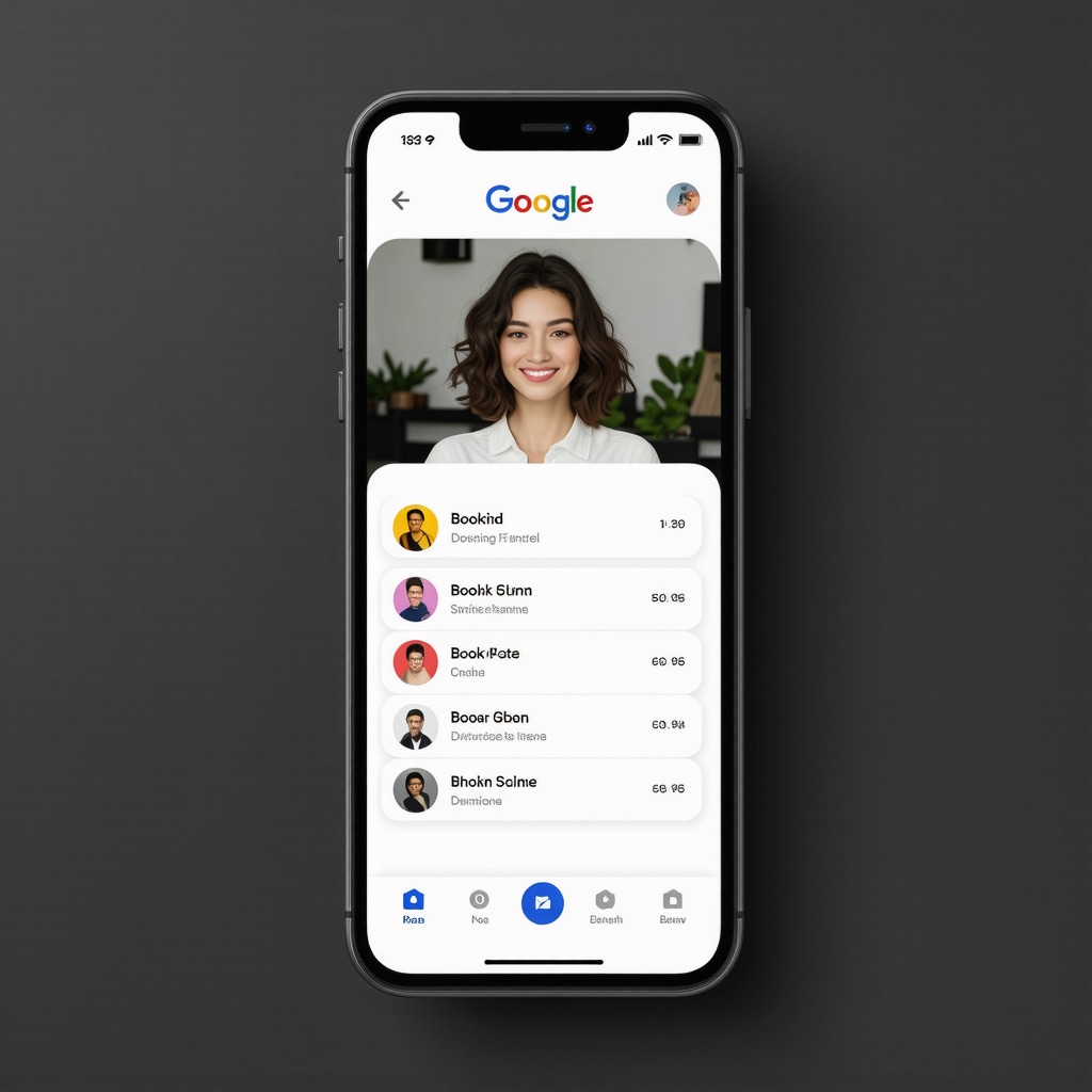 Screenshot of Google My Business new booking and Q&A features