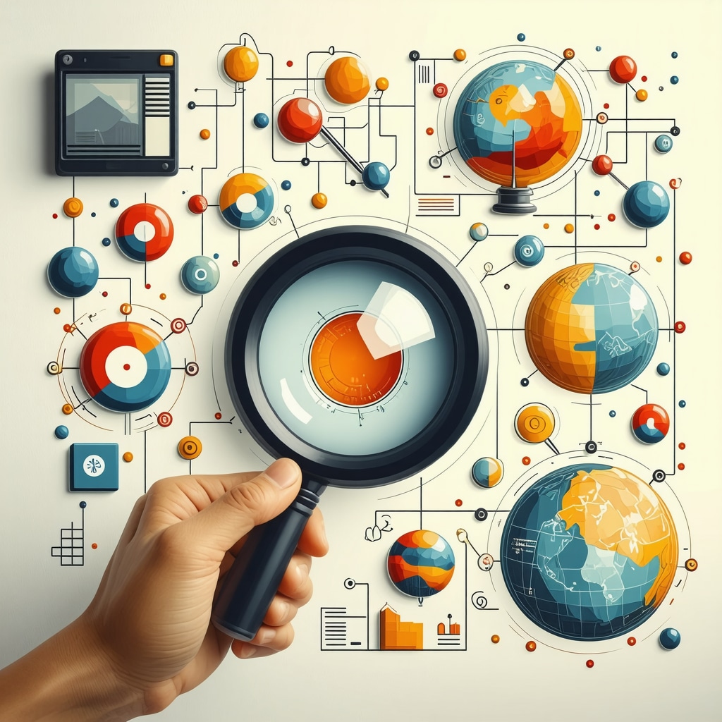Futuristic digital marketing with AI, voice, and visual search technologies