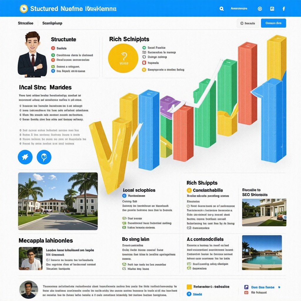 Structured data snippets enhancing local search visibility