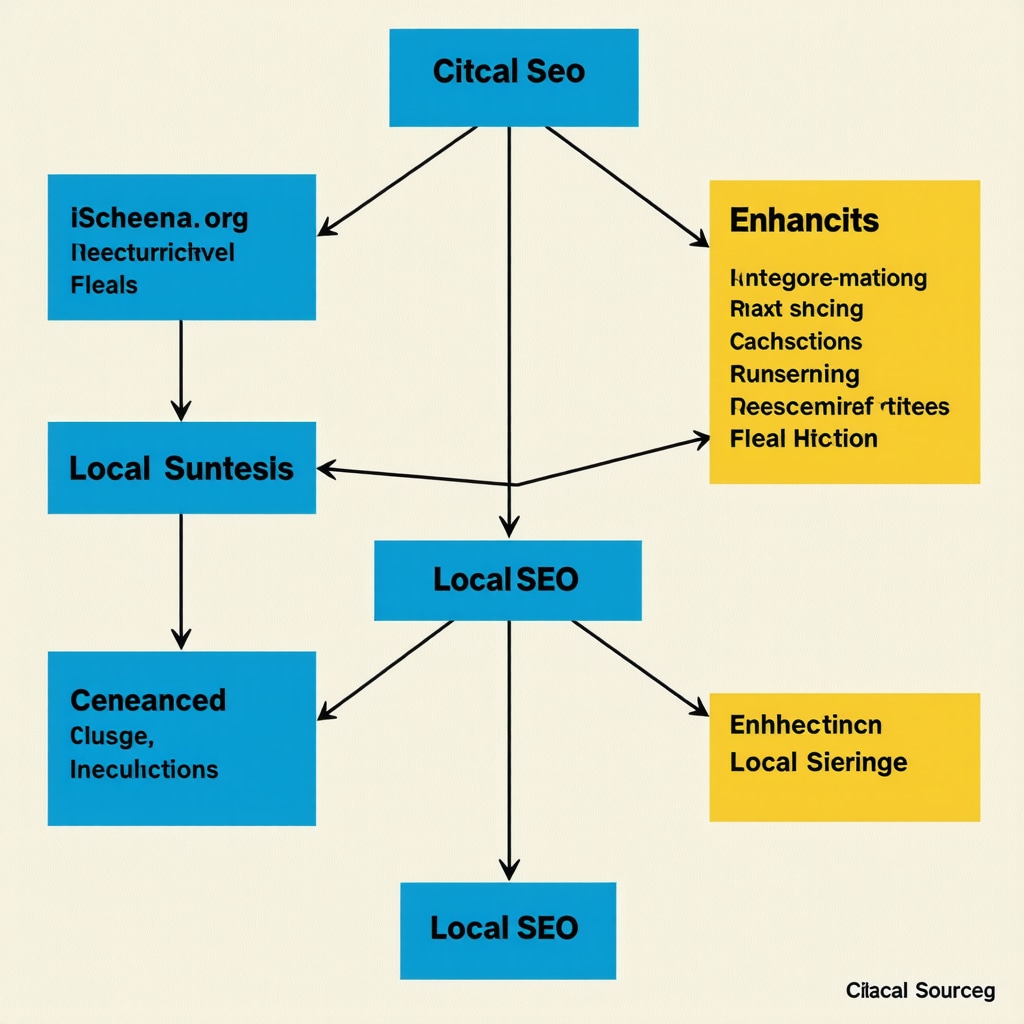 Structured data schema integration across citation sources for improved local search rankings