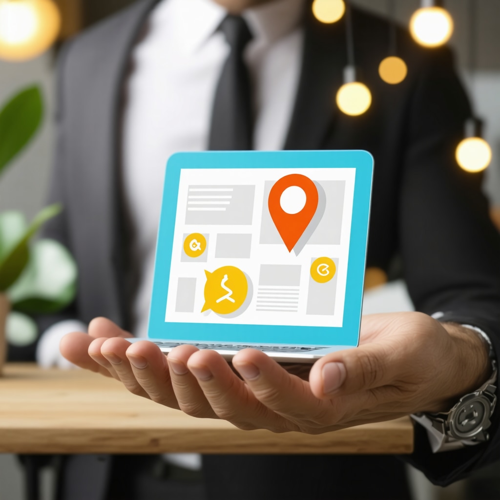 Illustration of schema markup integration in local SEO strategy
