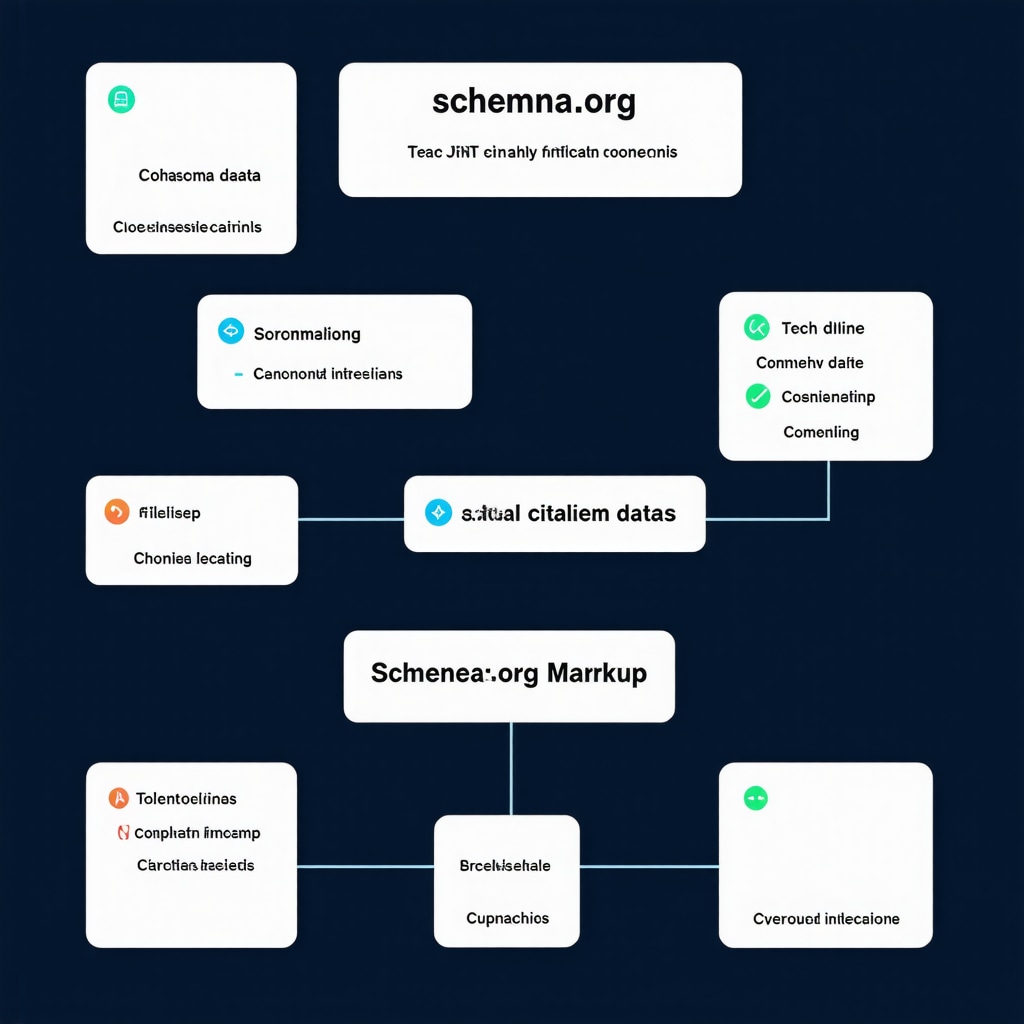 Illustration of schema.org markup integration in local SEO citations
