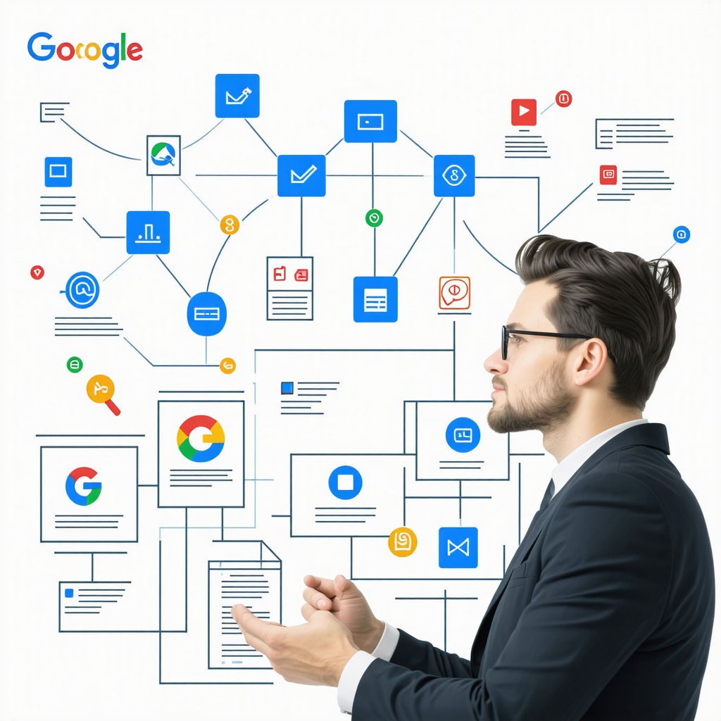 Diagram showing schema markup application in GMB optimization for enhanced search visibility.