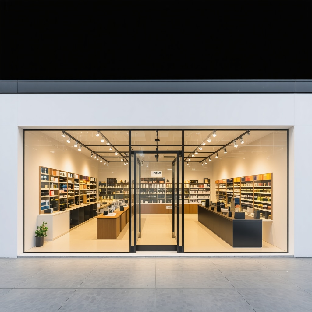 High-resolution virtual storefront tour image