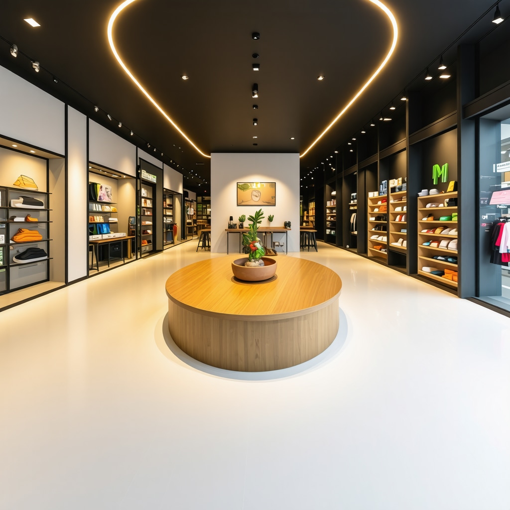 360-degree virtual tour of retail store for local SEO enhancement.
