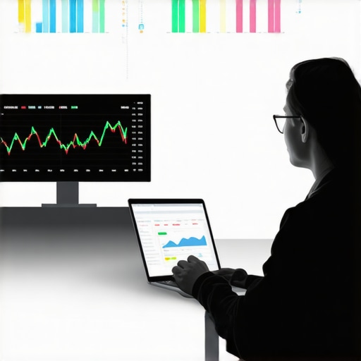 AI analyzing local search data with charts and maps