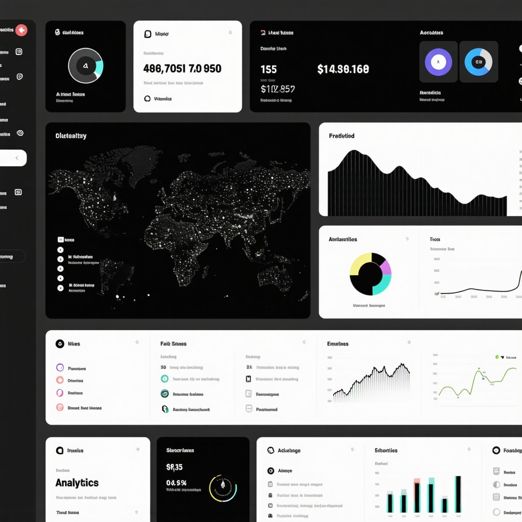 Futuristic dashboard showing AI analytics and structured data for local SEO