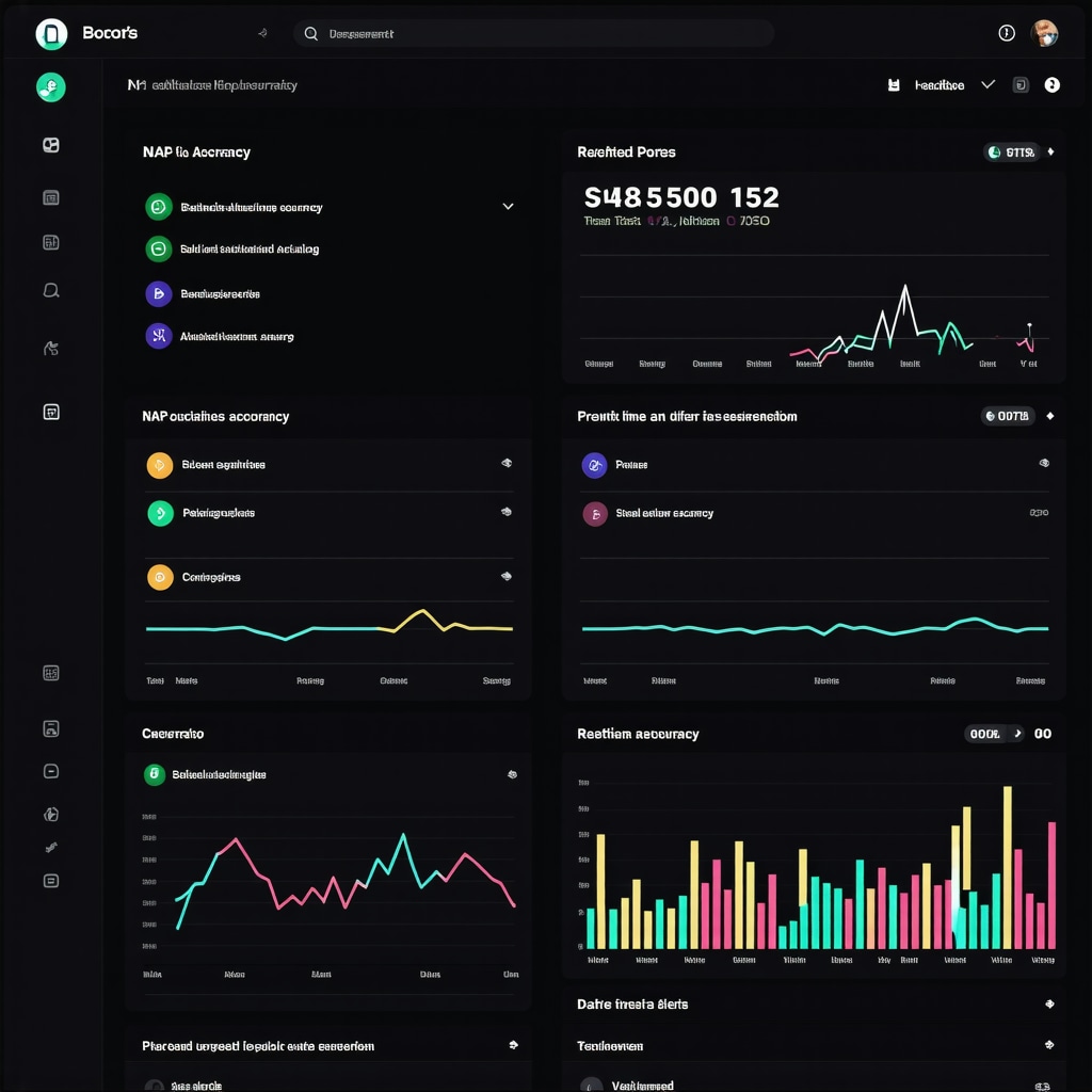 Screenshot of AI-powered real-time NAP citation monitoring tool