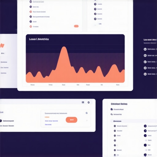 Futuristic dashboard with AI analytics for local SEO performance.