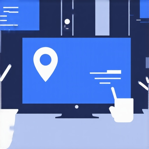 Illustration of AI tools analyzing and updating local citations efficiently