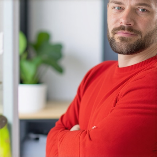 Business owner using AI tools for Google My Business optimization