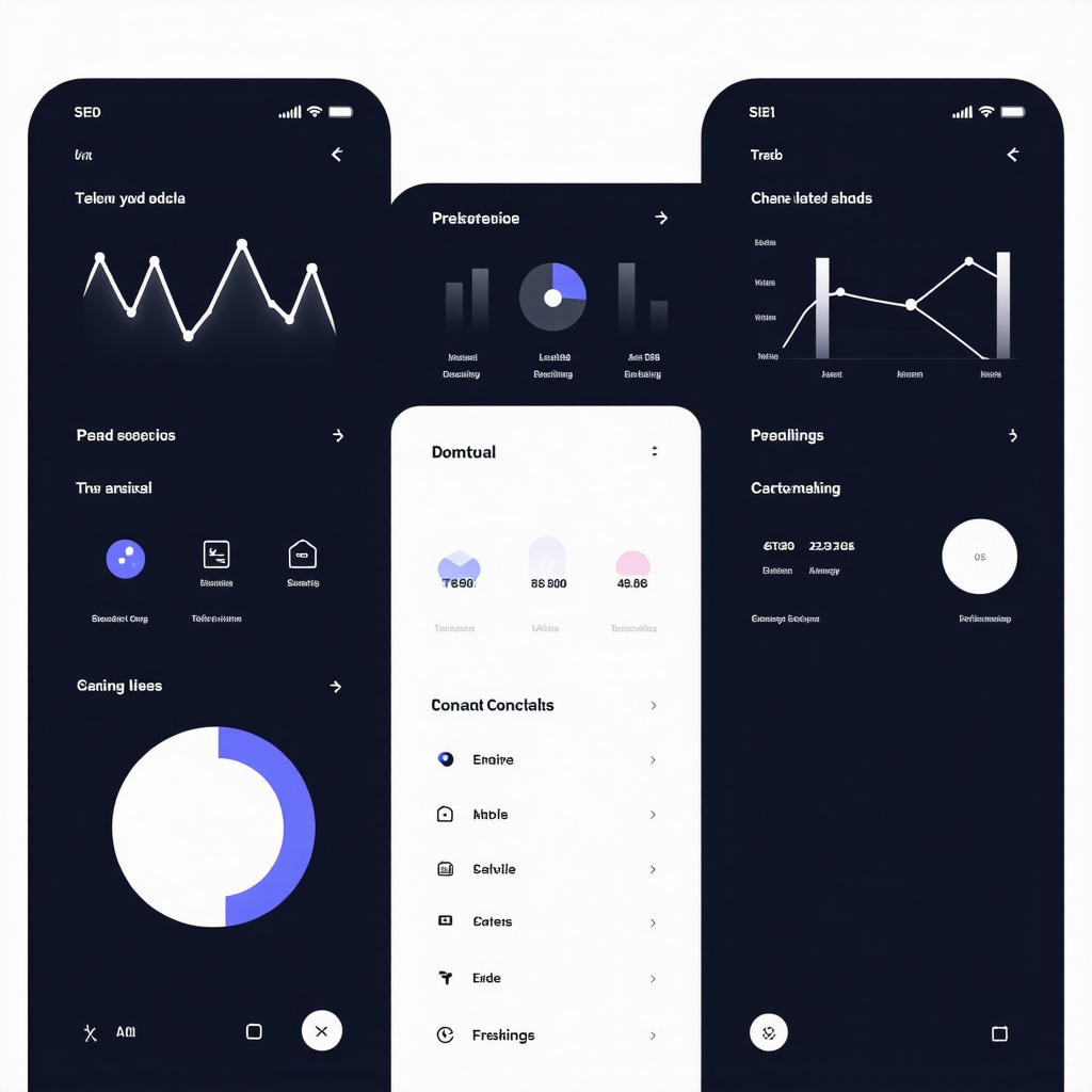 AI analytics dashboard displaying local SEO metrics and predictions