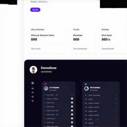 Digital dashboard with AI analytics and review management tools for local SEO
