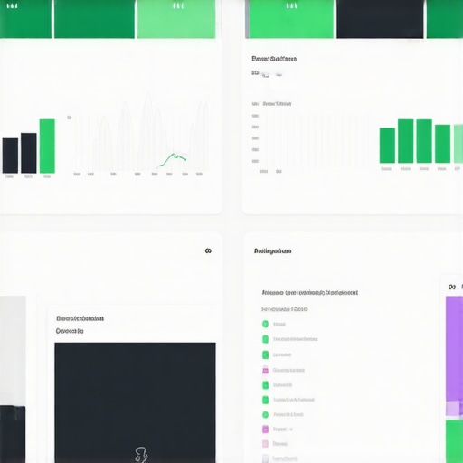 Digital marketing dashboard displaying local SEO metrics and insights.